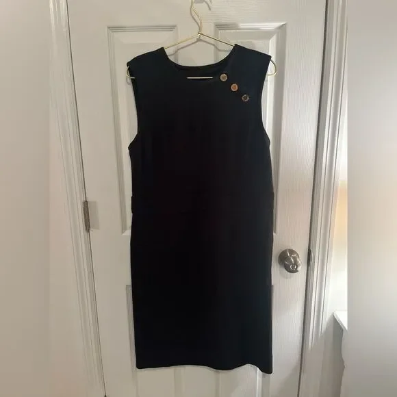 Tory Burch Midi Dress with Gold Accents - Picture 5 of 12